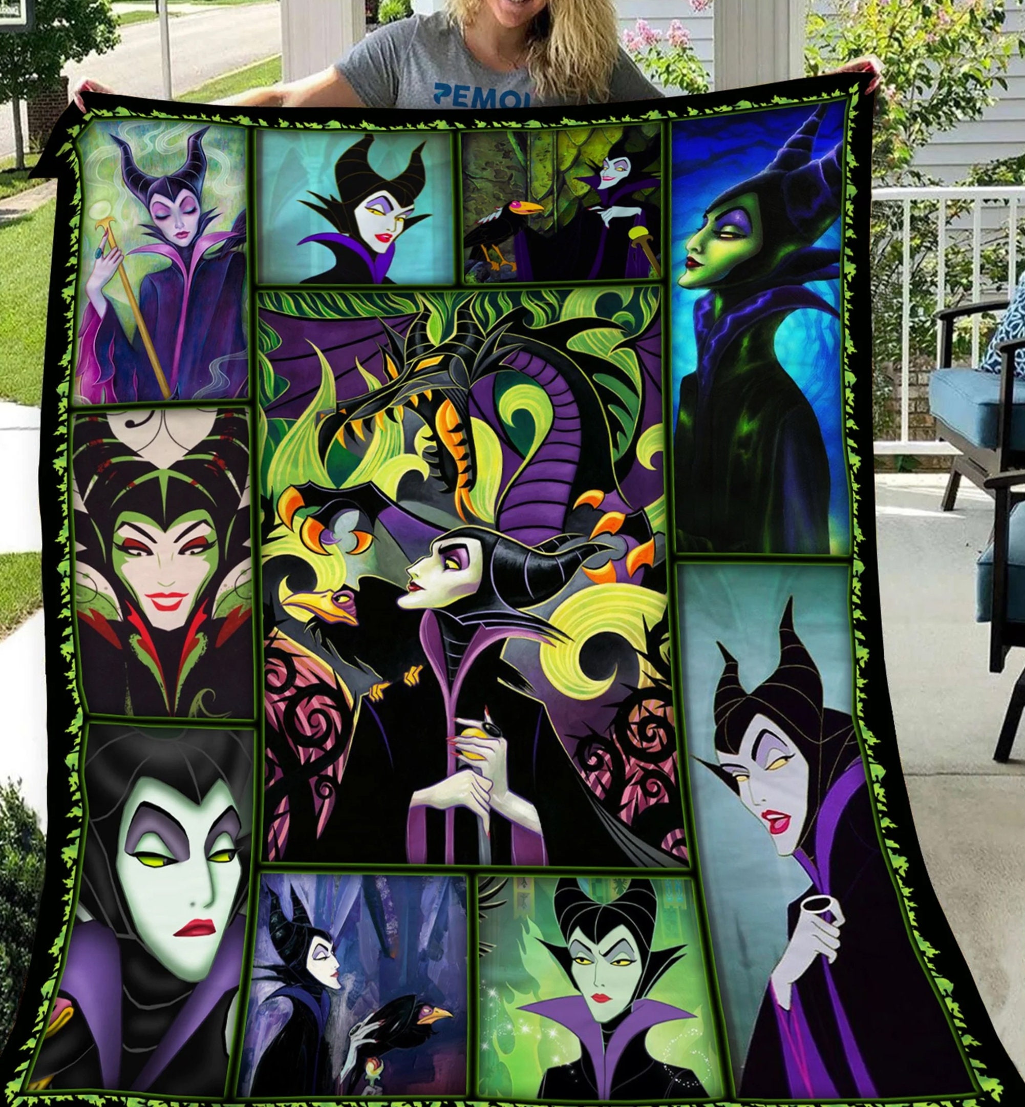 Malefi.cent Villain Cartoon Blanket Evil Fairy Fleece Blanket for Bed Sofa Couch Villain Vintage Blanket Halloween Unique Gifts Etsy