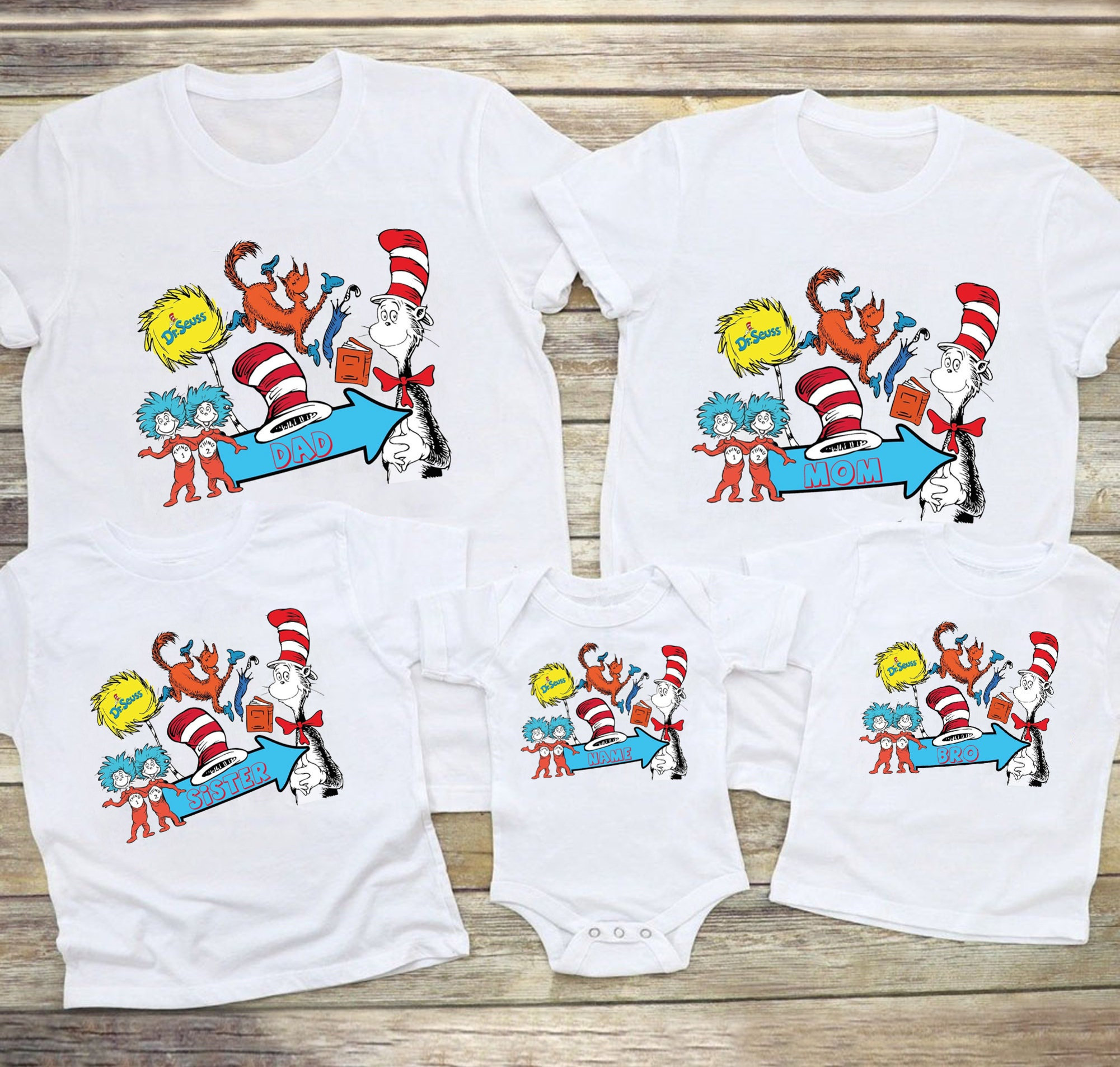 Dr seuss shop first birthday shirt