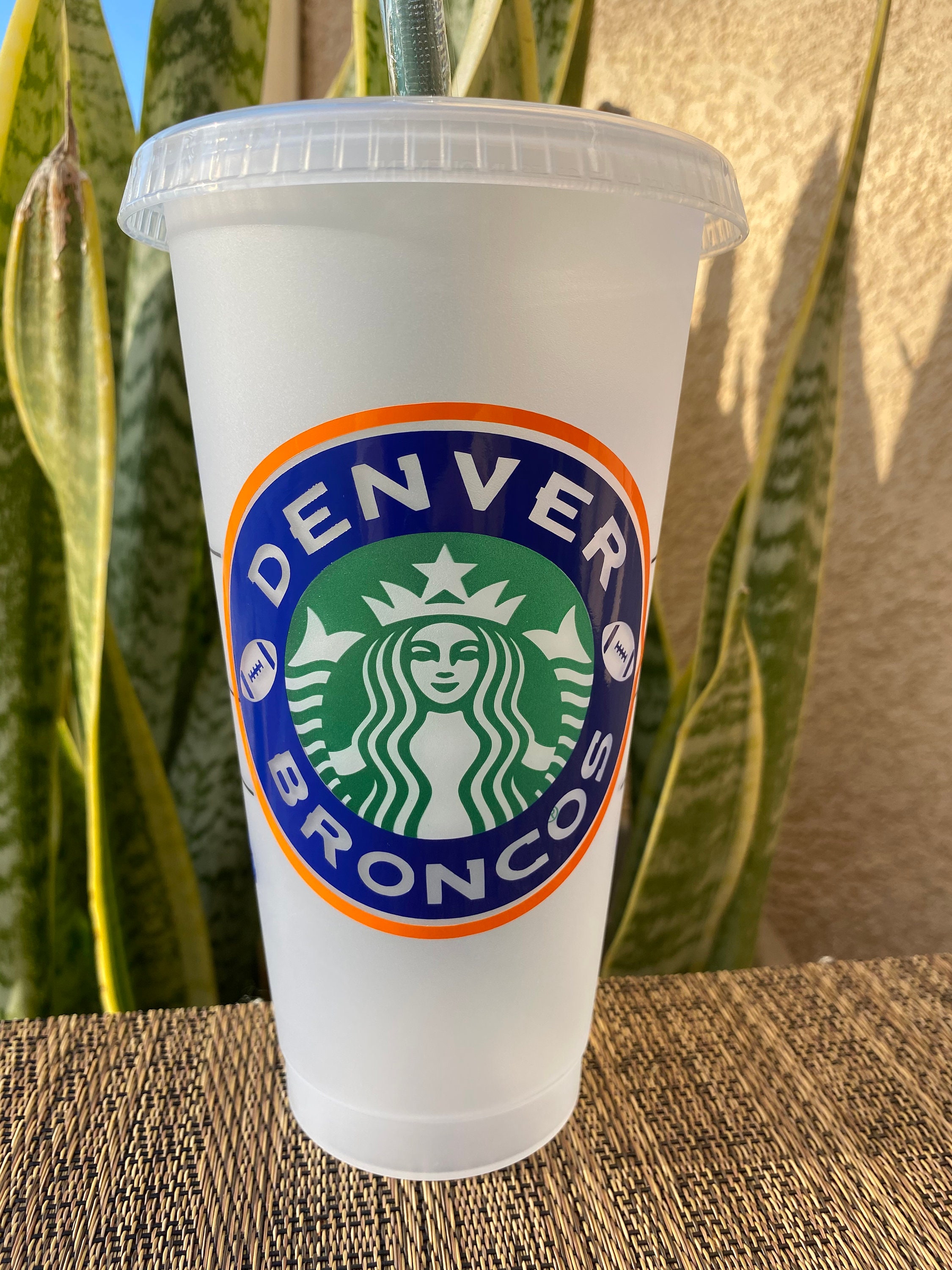 Denver Broncos Inspired Starbucks Cup Etsy