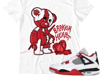Broken Heart Unisex Shirt Match Jordan 
