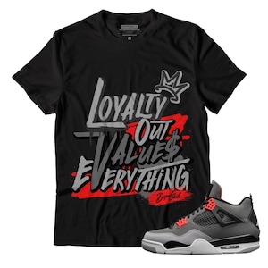 NEW L Unisex Shirt Match Jordan 4 Infrared