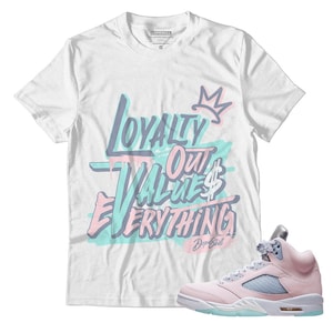 NEW L Unisex Shirt Match Jordan 5 Easter