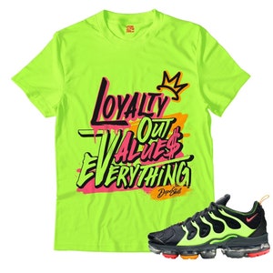 New L Unisex Shirt Match VaporMax Plus &#39;Lime Green&#39;