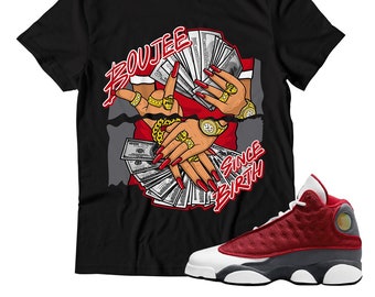 jordan 13 red flint shirt