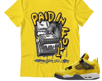 Yellow Jordan 4 - Etsy