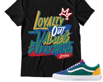 NEW L Unisex Shirt Match Vans Yacht Club Old Skool Blue Green