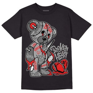 Broken Heart Unisex Shirt Match Jordan 4 Infrared