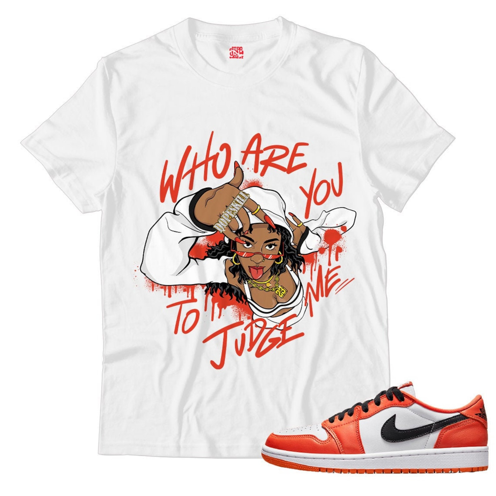 Who Are You Unisex Shirt Match Jordan 1 Low OG Starfish | Etsy