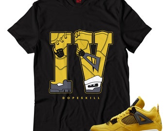 IV Jordan 4 Unisex Shirt Match Jordan 4 Lightning - Etsy