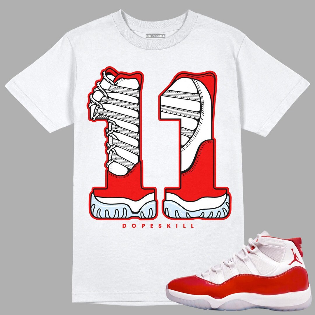 Cherry 11s Dopeskill Unisex Shirt No.11 Graphic Etsy