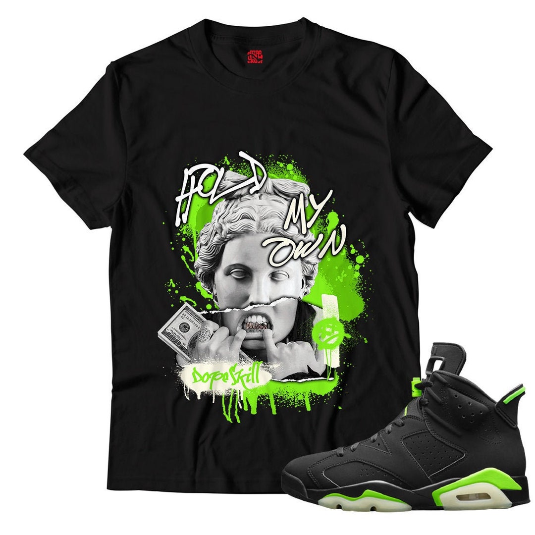 H.M.O Unisex Shirt Match Jordan 6 electric Green Etsy Hong Kong