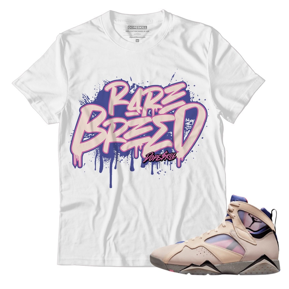 R.B Unisex Shirt Match Jordan 7 SE Sapphire - Etsy