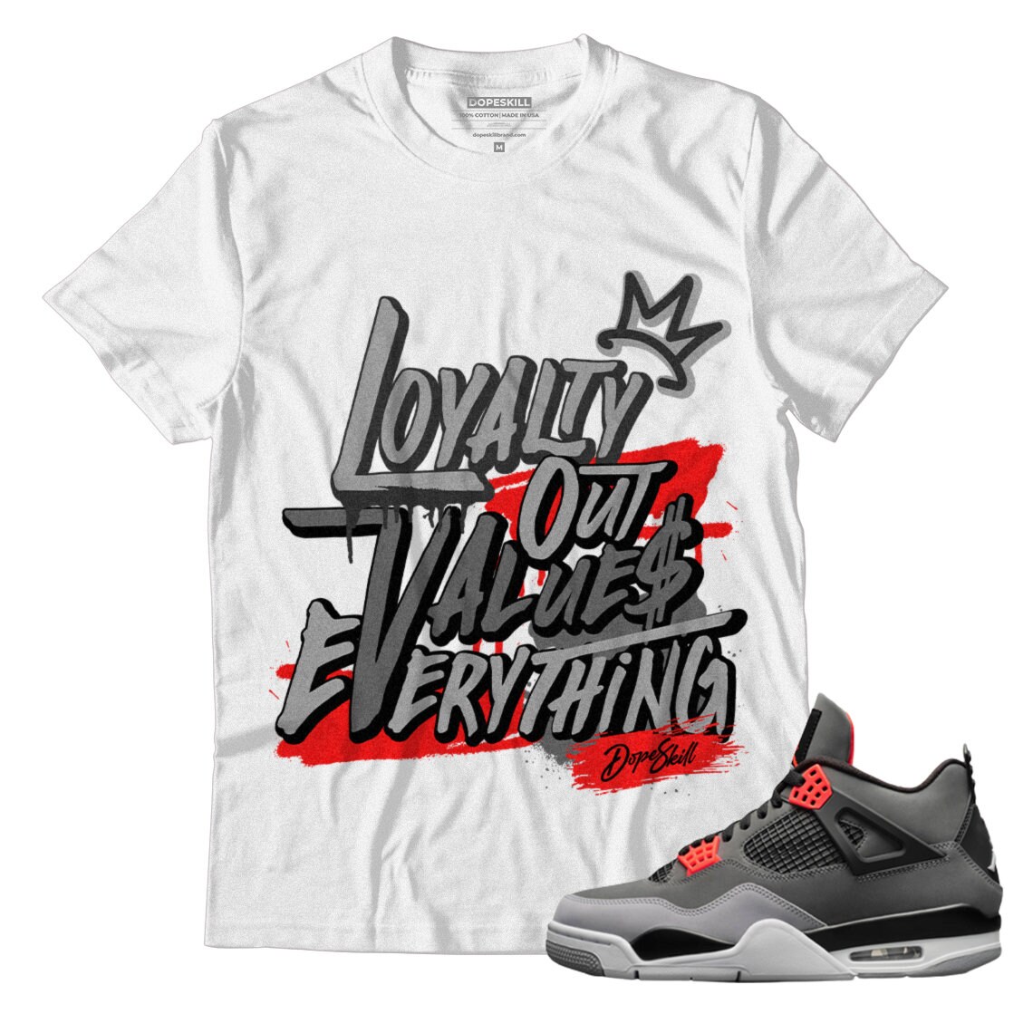 NEW L Unisex Shirt Match Jordan 4 Infrared - Etsy