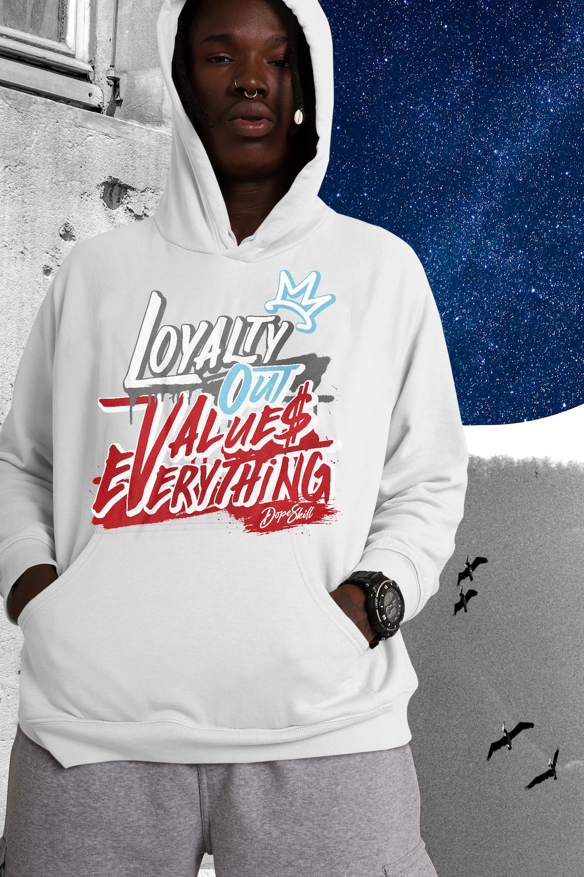 NEW L Unisex Hoodie Match Jordan 5 Raging Bull | Etsy