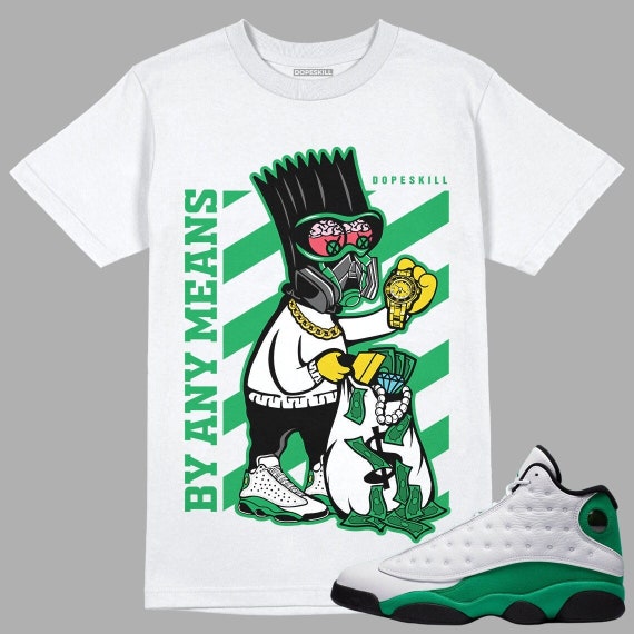 New B.A.M Unisex Shirt Match Jordan 13 lucky Green Etsy Canada