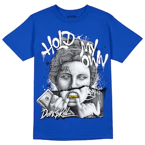 H.M.O ユニセックス シャツ マッチ ジョーダン 5 レーサー ブルー - レーサー ブルー Tシャツ