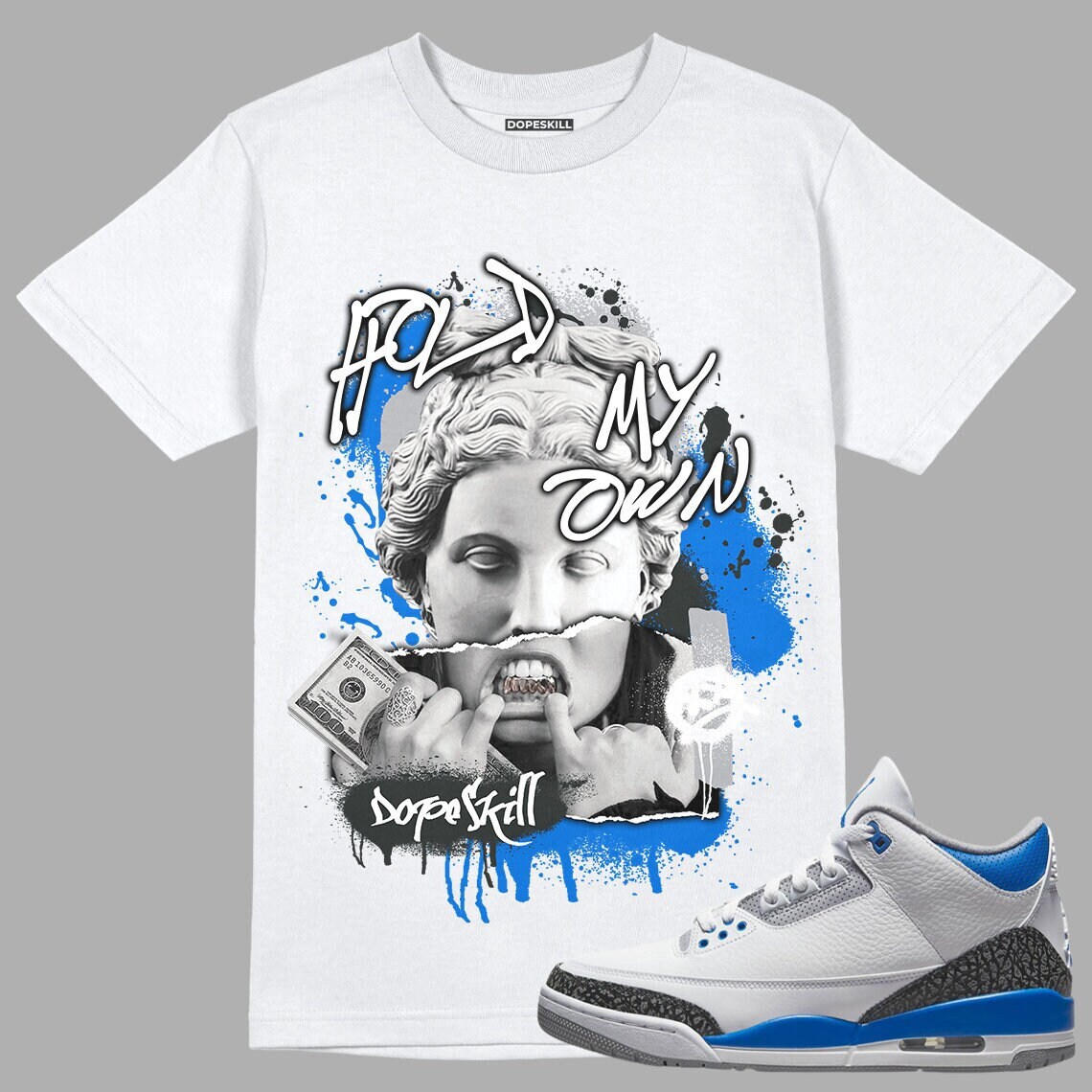 Racer Blue 3s Jordan Sneaker Tees Luffy LV drip Retro 'Georgetown' - Air  Jordan 1 Low SE Brushstroke Paint Splatter