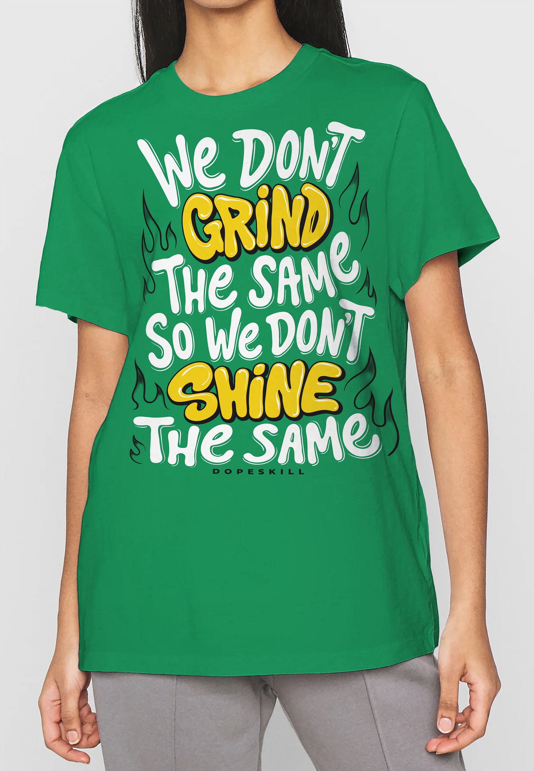 Lucky Green 5s Dopeskill Unisex Shirt Grind Shine Graphic
