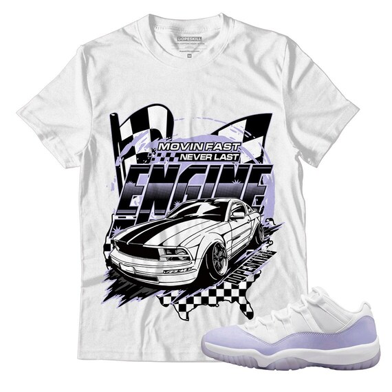 pure violet jordan 11 shirt