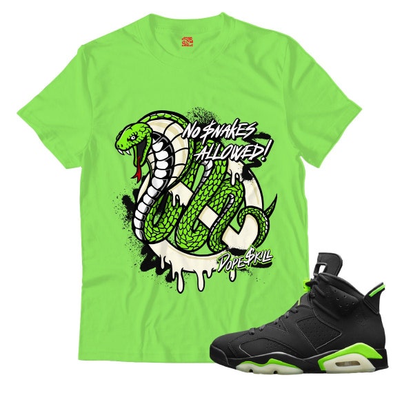 N.S.A Unisex Shirt Match Jordan 6 Electric Green Green Etsy