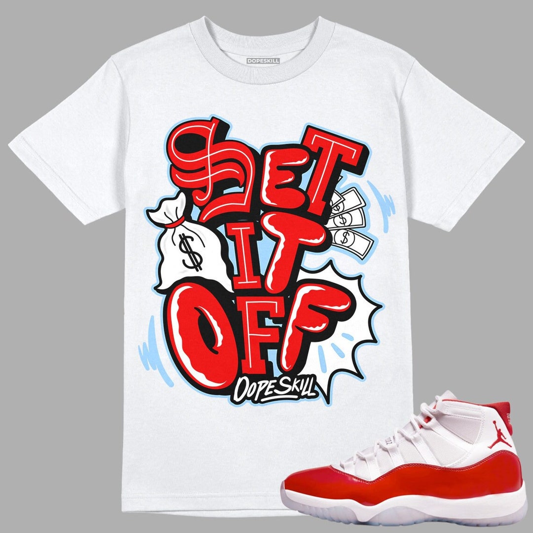 Cherry 11s Dopeskill Unisex Shirt Set It off Graphic Etsy
