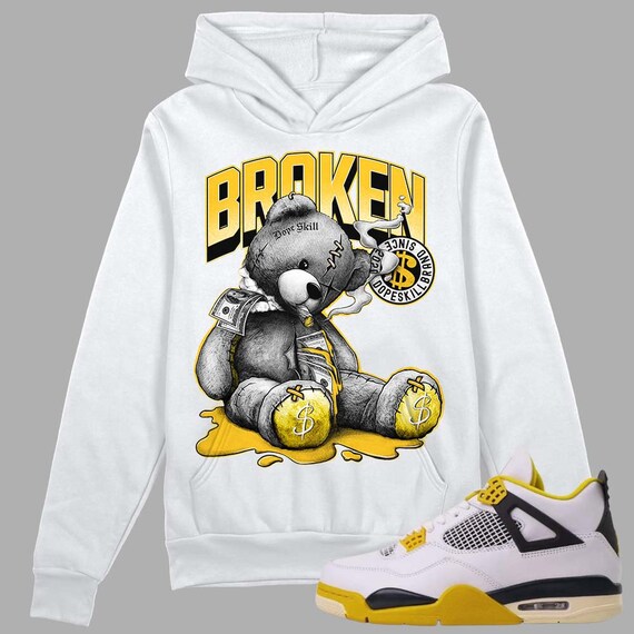 Vivid Sulfur 4s Dopeskill Unisex Hoodie Sick Bear Graphic - Etsy