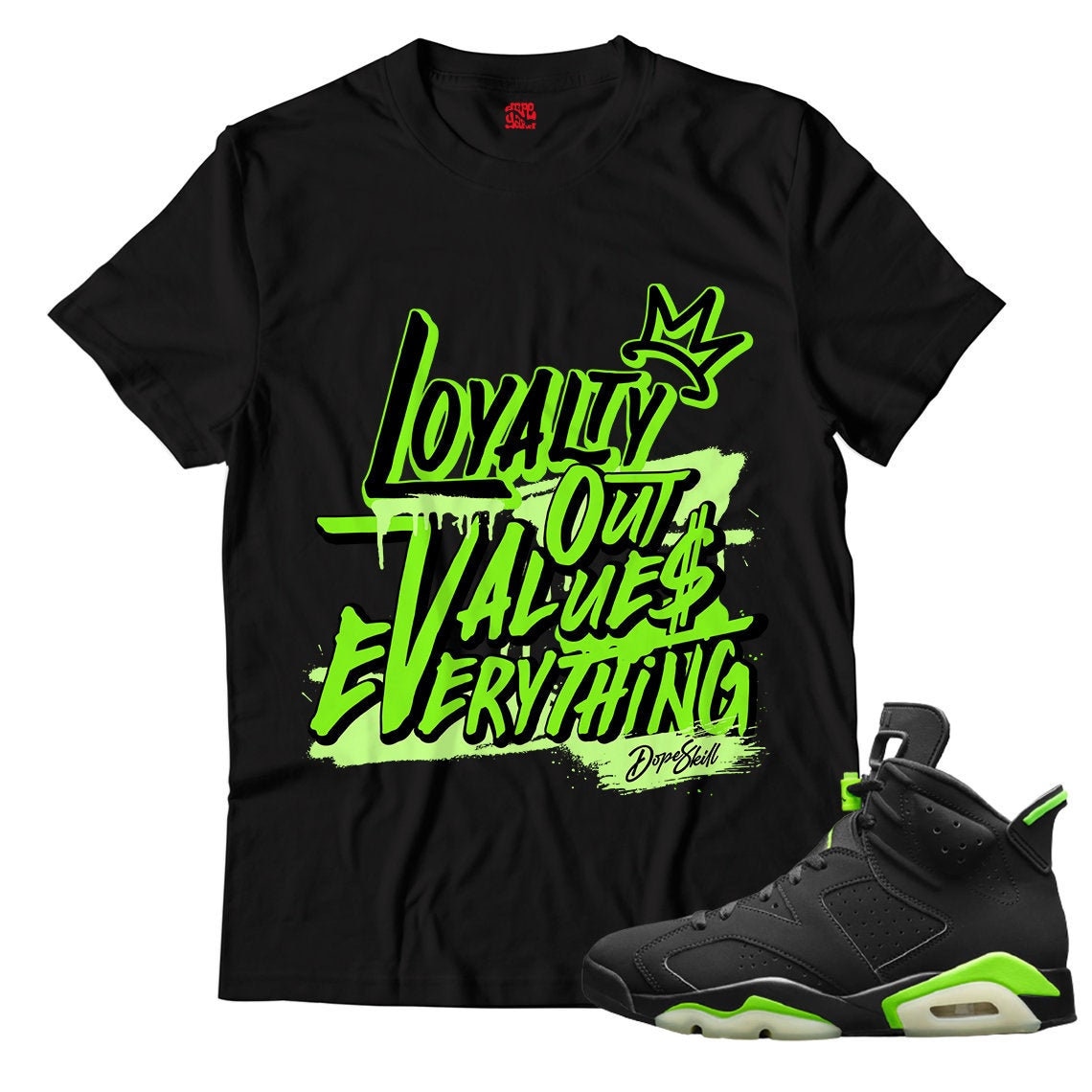 shirts to go with electric green 6s