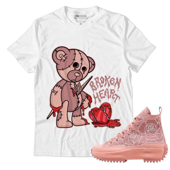 converse with heart shirt