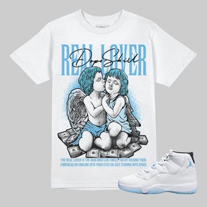 Streetwear Graphic Tee, Legend Blue 11s Unisex Graphic Tshirt, DopeSkill Shirt To Match Sneaker, Hip Hop Shirt Real Lover Graphic