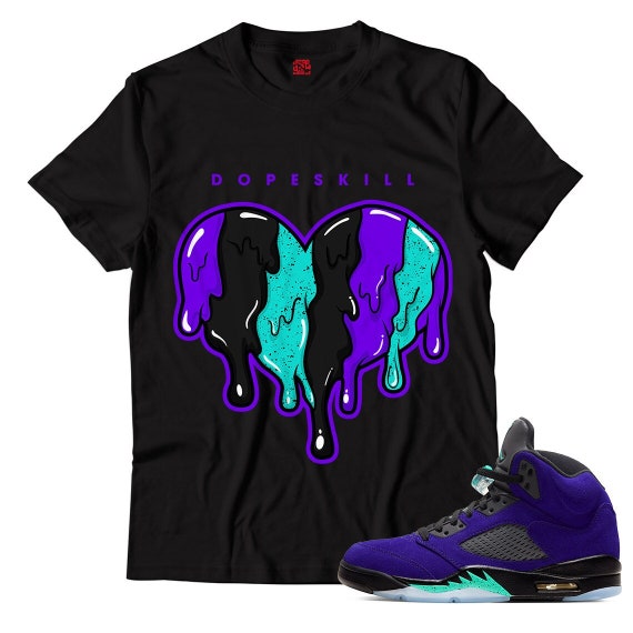 jordan 5 alternate grape outfits