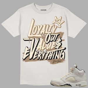 Sail 5s DopeSrill Unisex Shirt NEU L Graphic - Sand Tshirt
