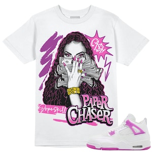 Hyper Violet 4s DopeSkill Unisex Shirt NPC Graphic
