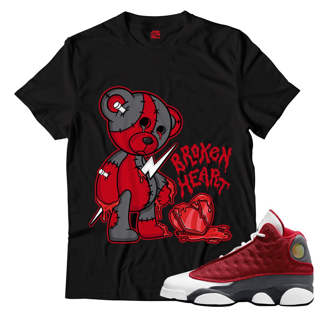 Broken Heart Unisex Shirt Match Jordan 