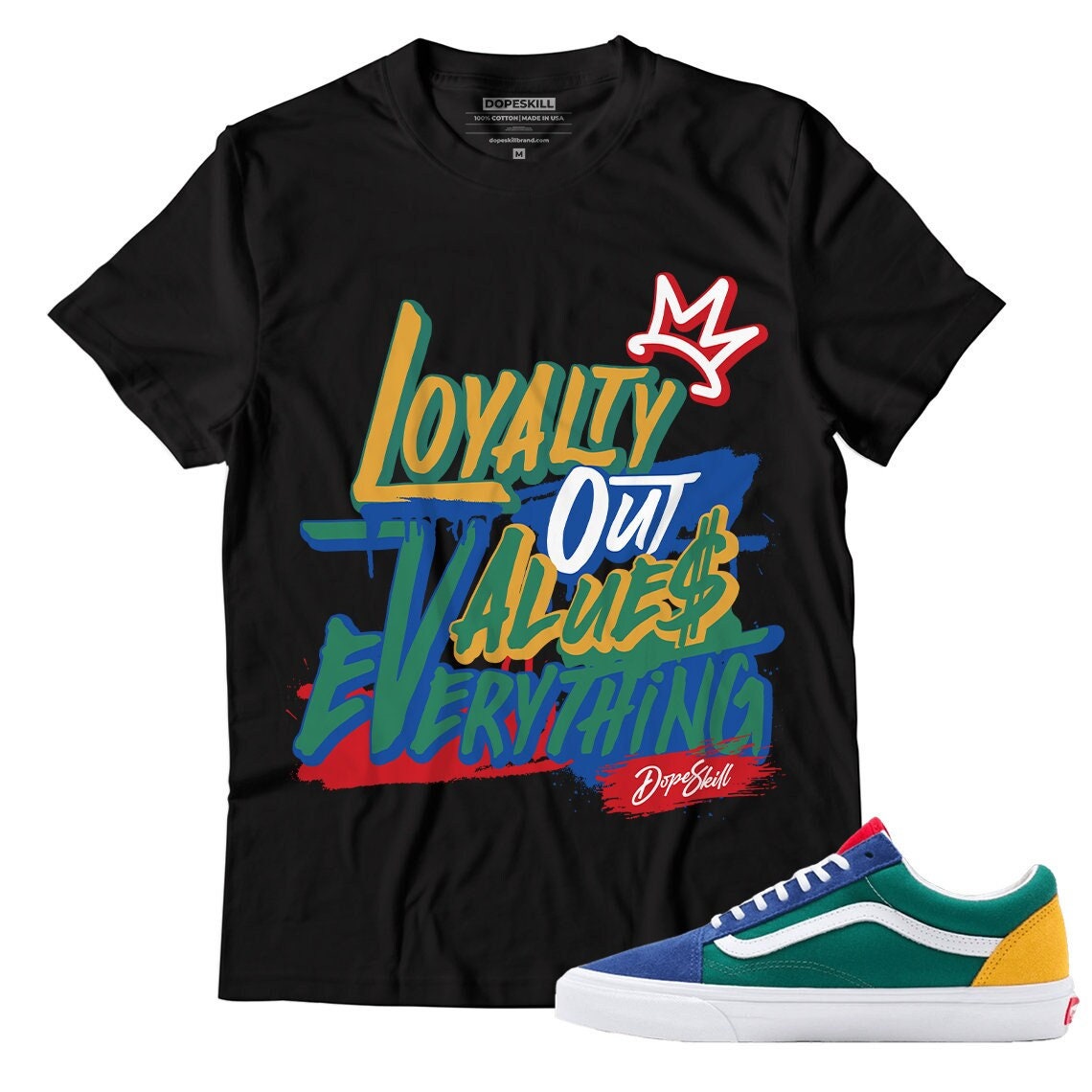 NEW L Unisex Shirt Match Vans Yacht Club Old Skool Blue NEW L Unisex Shirt Match Vans Yacht Club Old Skool Blue