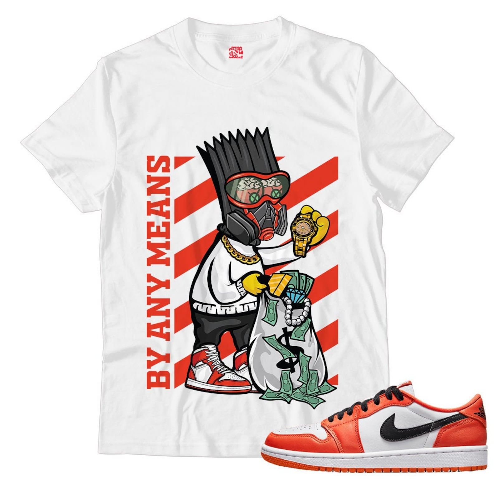 New B.A.M Unisex Shirt Match Jordan 1 Low OG Starfish | Etsy