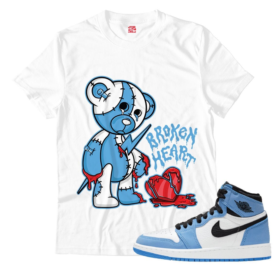 Broken Heart Unisex Shirt Match Jordan