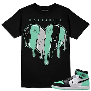 Camisa Unissex DopeSkill Green Glow 1s S.H Graphic