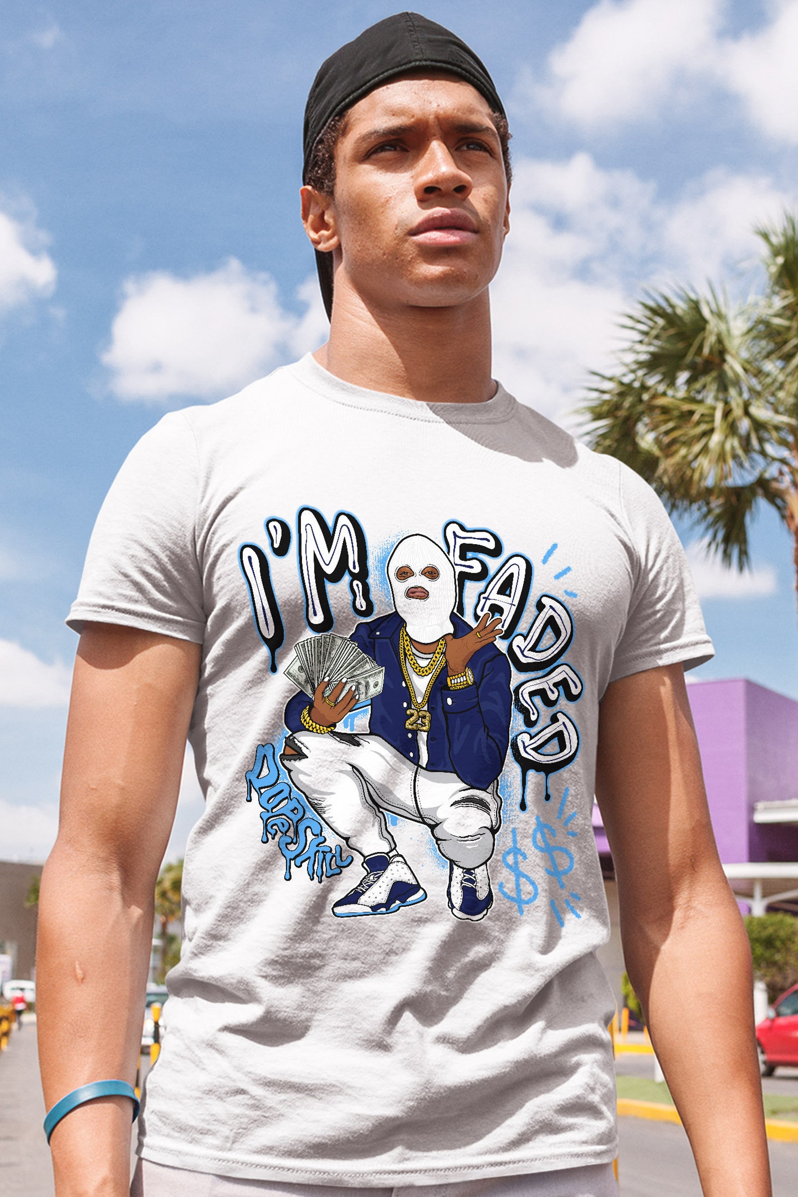 I'm Faded Unisex Shirt Match Jordan 13 Obsidian | Etsy