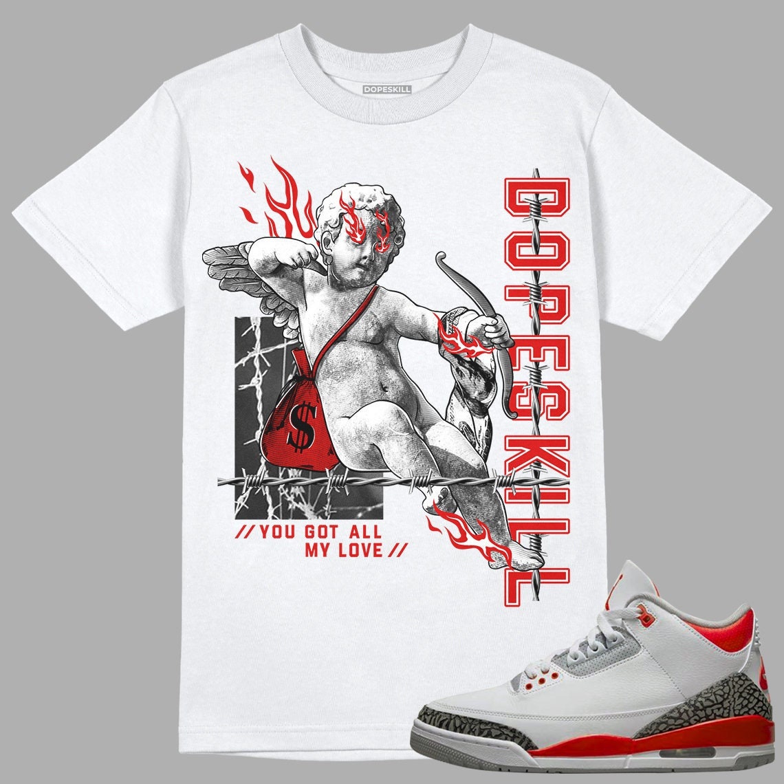 RvceShops - 500 - Light Fusion Red 1s Jordan Sneaker Tees Shirts Match White  Cash is King quantity - Air Jordan 3 Retro SE White Dark Brown Green Shoes  398614