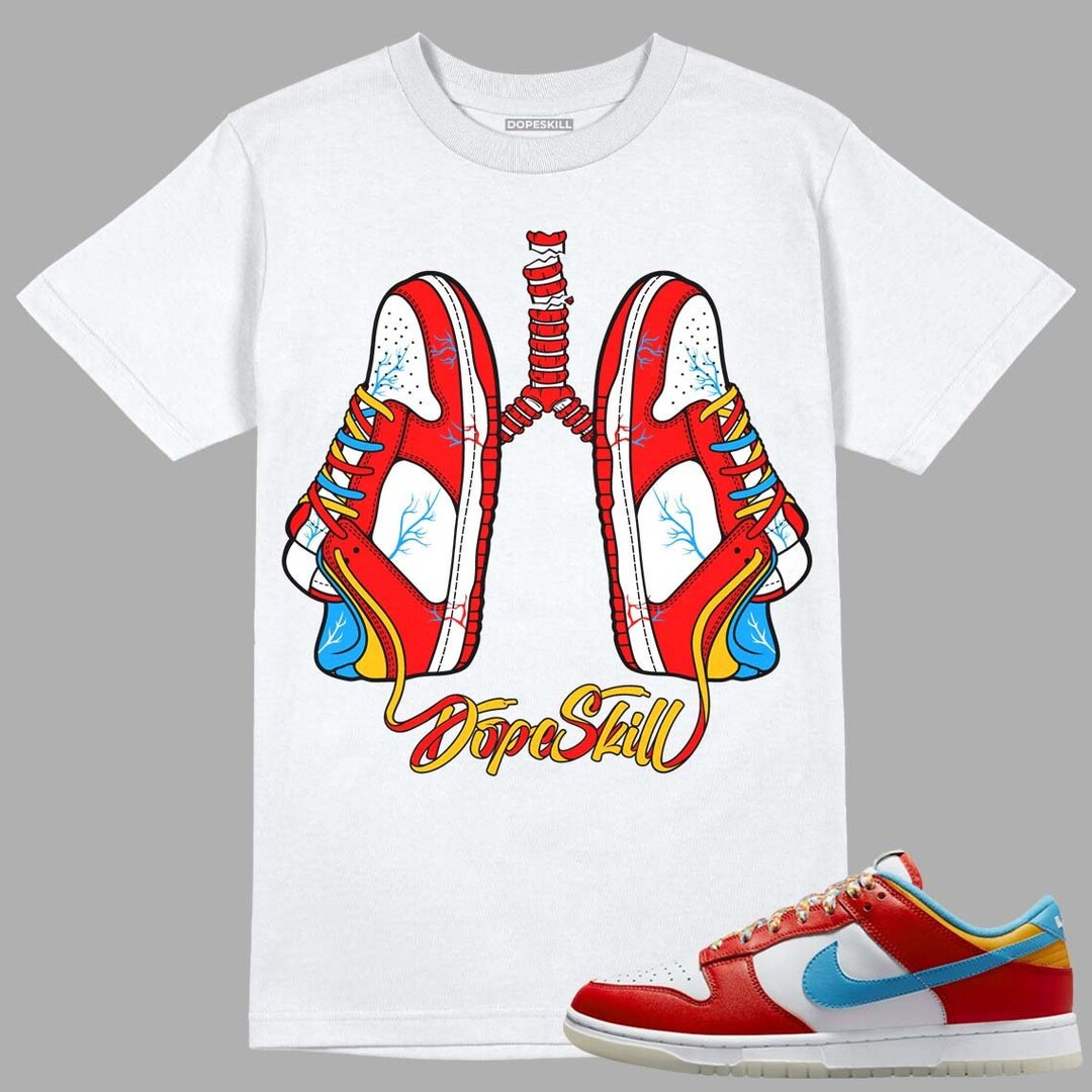 Fruity Pebbles Dunks Dopeskill Unisex Shirt Breathe Graphic Etsy