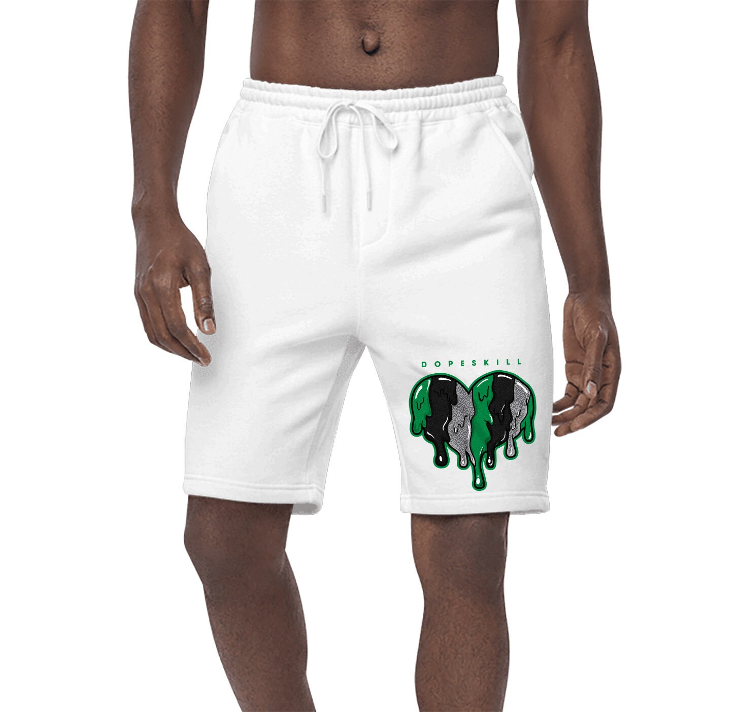 S.H Men's Fleece Shorts To Match Jordan 3 Pine Green