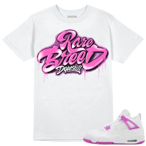 Hyper Violet 4s DopeSkill Unisex Shirt Rare Breed Type Graphic