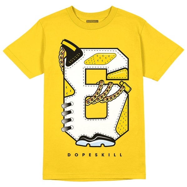 Yellow Ochre 6s DopeSkill Unisex Shirt No.6 Graphic - Yellow Tshirt