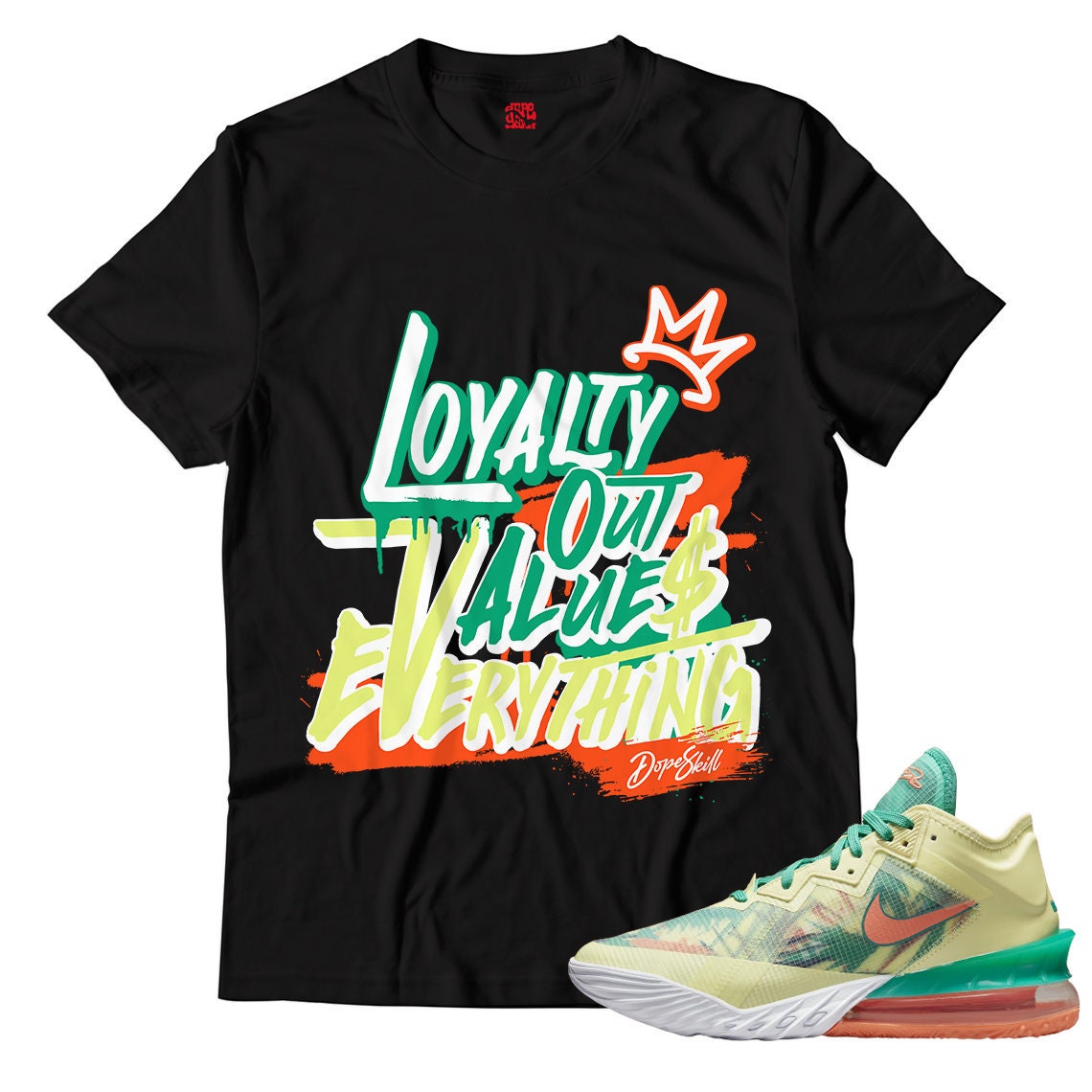 shirts to match lebron 18 multicolor