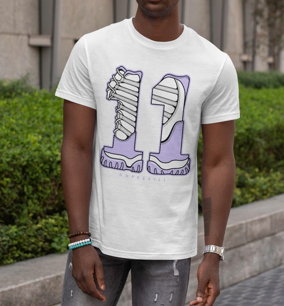 pure violet jordan 11 shirt