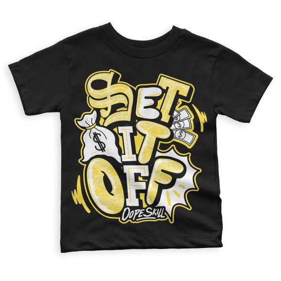Yellow Snakeskin 11s Dopeskill Toddler T shirt Set It off Graphic