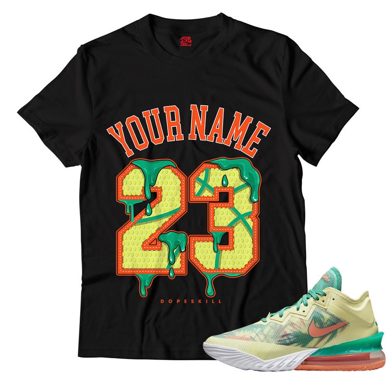23 Unisex Shirt Match LeBron 18 Low \u201cLeBronold Palmer\u201d Customized Name /& Number No