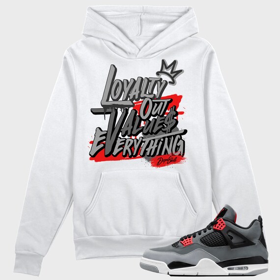 Off white online jordan 4 hoodie