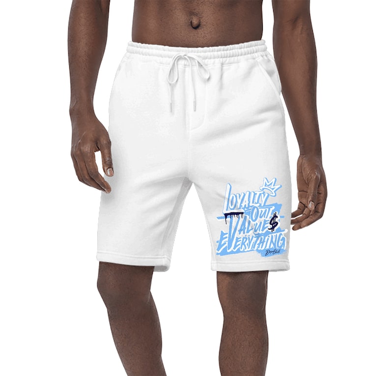 jordan unc fleece shorts