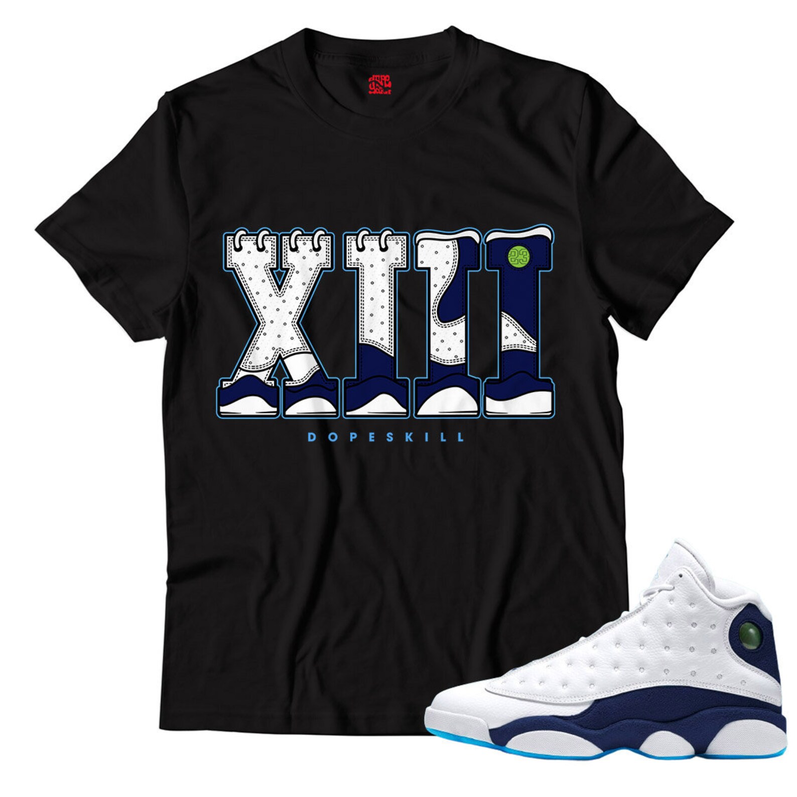 XIII Jordan 13 Unisex Shirt Match Jordan 13 Obsidian | Etsy